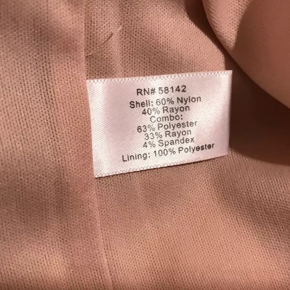 BOSTON PROPER Lace Pink Nude Black Shift Dress Cocktail Wedding - Picture 7 of 10